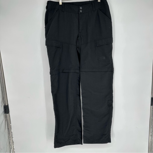 The North Face Black Convertible Hiking Pants Sz 12 Long Womens - Picture 1 of 6